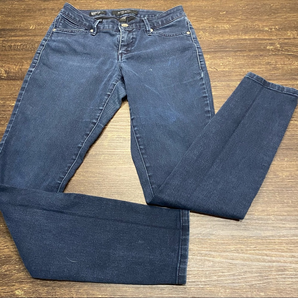 Nine West Dark Cigarette Fit Skinny Jeans Size 2 - Picture 1 of 9